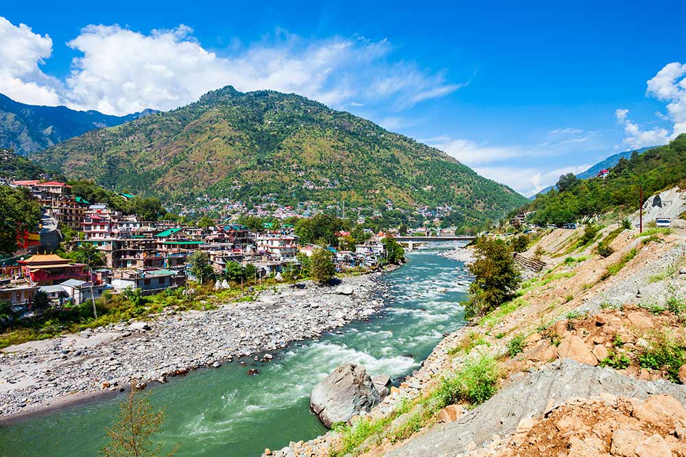 Beas river - kullu town