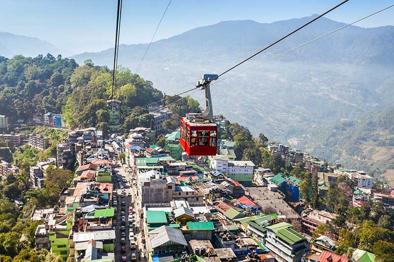 Ropeway in Gangtok