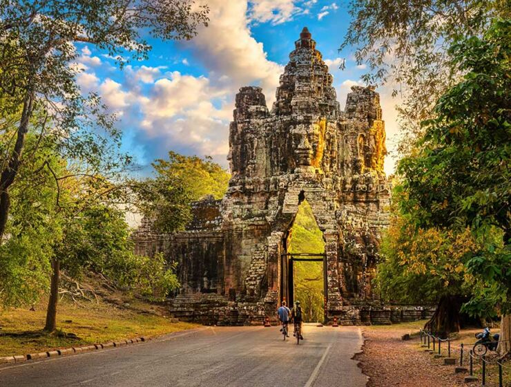 South Gate Angkor Wat Complex Cambodia