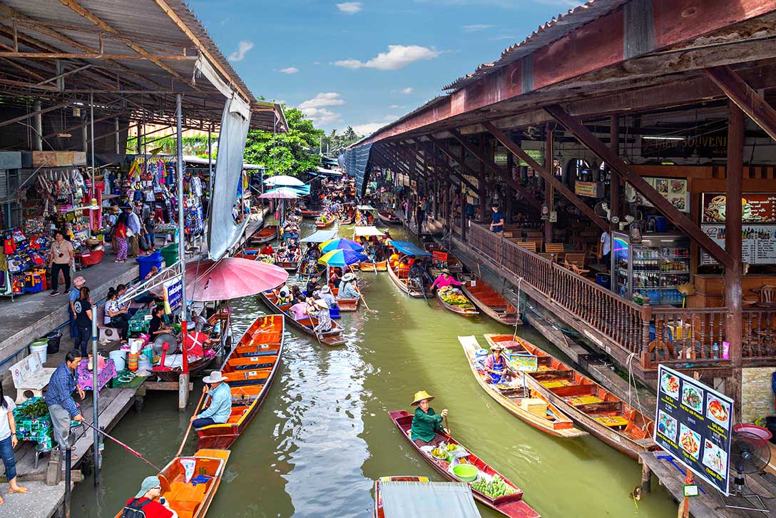 Floating market Thailand